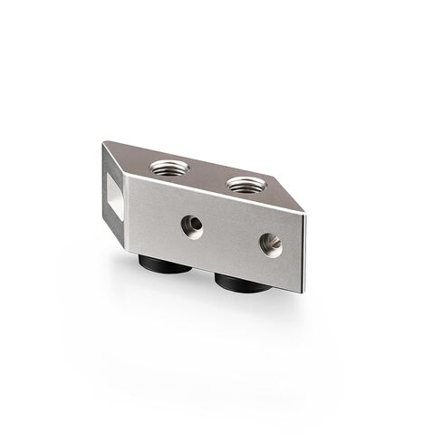 Thermal Grizzly DeltaMate Terminal – Brass Nickel‑Plated Through Terminal for DeltaMate GPU Water Blocks, G1/4 Inlet & Outlet on Top and Bottom, Includes O‑Rings and Plugs in Kuwait