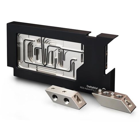 Thermal Grizzly DeltaMate Terminal – Brass Nickel‑Plated Through Terminal for DeltaMate GPU Water Blocks, G1/4 Inlet & Outlet on Top and Bottom, Includes O‑Rings and Plugs in Kuwait