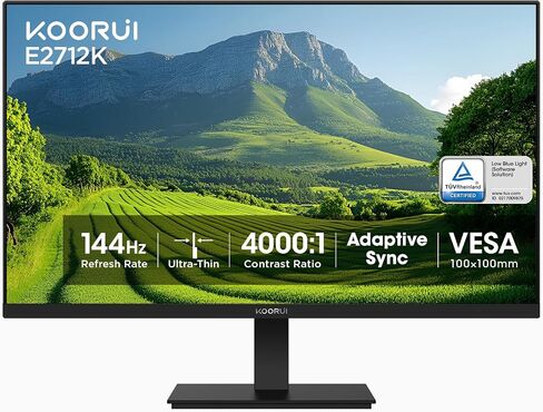 KOORUI 22 Inch Computer Monitor FHD 120Hz VA VESA Low Blue Light, E2212H in Kuwait