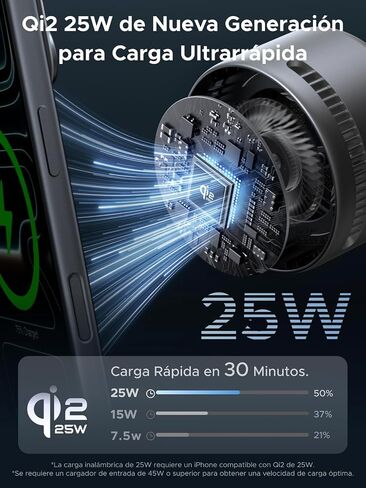 UGREEN Magflow 25W Qi2.2-Certified 2-in-1 Wireless Charging Station in Kuwait