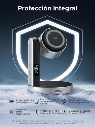 UGREEN Magflow 25W Qi2.2-Certified 2-in-1 Wireless Charging Station in Kuwait