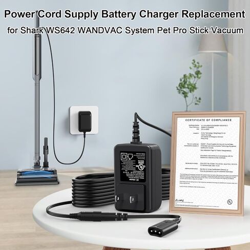 Vacuum Charger Replacement for Shark WS642 Stick Vacuum in Saudi Arabia