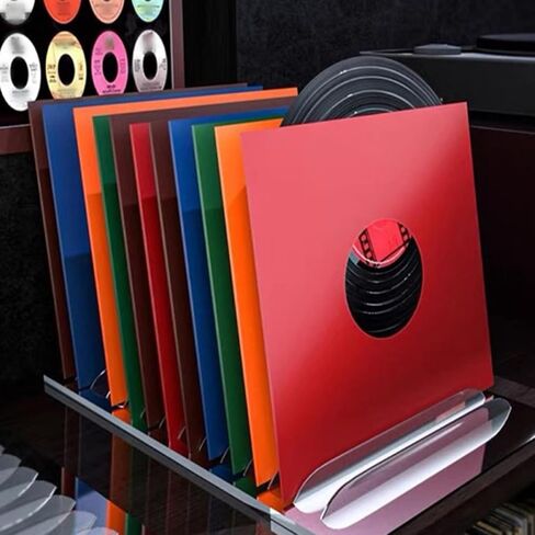5pcs Inch Vinyl Record Protective Paper Sleeves Anti-Fingerprint in Kuwait