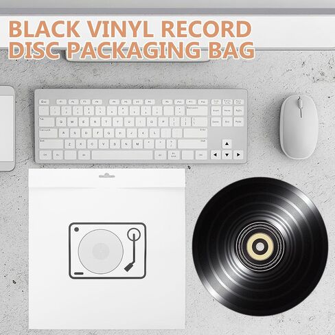4pcs Inch Vinyl Record Paper Sleeve White for Storage in Kuwait