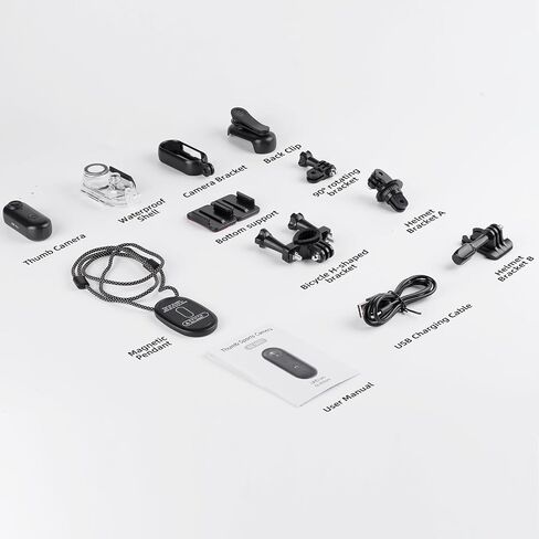 4K Mini Body Camera - Motorcycle Camera with Magnetic lanyard & 64GB Card in Kuwait