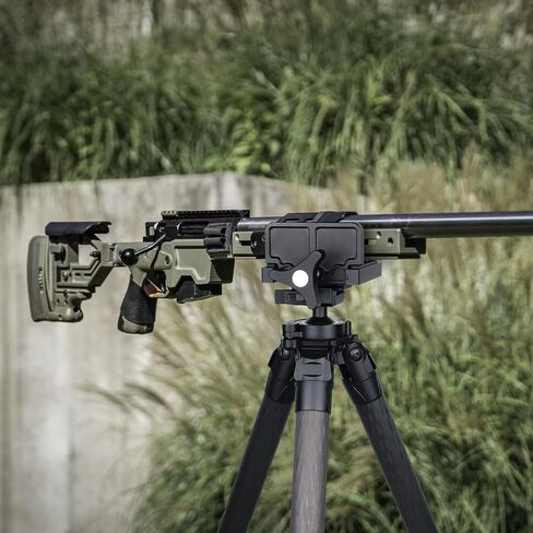 Arca Swiss Rifle Saddle Mount,Aluminum Rifle Saddle Mount,Shooting Tripod Rest for Hunting and Shooting Gun Rifle Crossbow Shooting Rest, Universal Rest Head Clamp in Kuwait