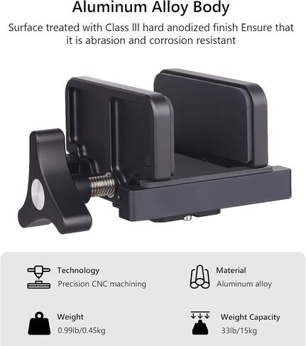 Arca Swiss Rifle Saddle Mount,Aluminum Rifle Saddle Mount,Shooting Tripod Rest for Hunting and Shooting Gun Rifle Crossbow Shooting Rest, Universal Rest Head Clamp in Kuwait