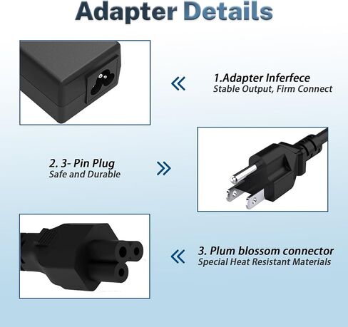 N19C3 N16Q2 N17C4 N17Q1 65W Charger Fit for Acer Aspire 3 5 E5 E5-576 E5-575 E5-573 E1 E15 A11-065N1A Aspire A315 A315-21 N19C1 N17Q4 N20Q1 N15W5 N15W4 Laptop Adapter Power Supply Cord 5.5 * 1.7mm in Kuwait
