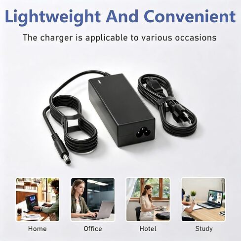 65W 4.5mm AC Adapter Compatible with Dell DC15250, Insprion 14 15 16 Laptop in Saudi Arabia