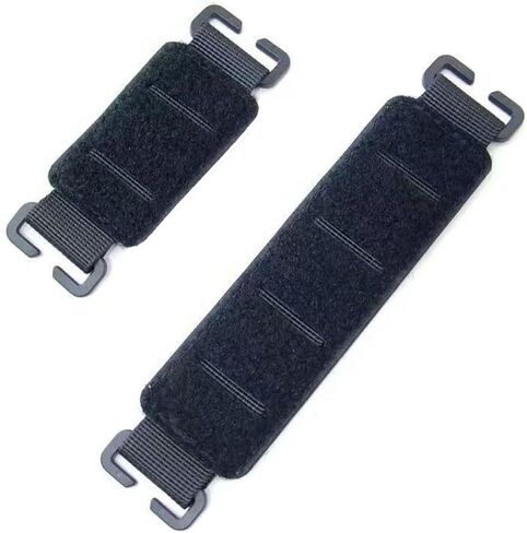 2 Pack Molle Patch Panel Straps with Dual Sided Hook and Loop Attachment Morale Patch Mount Adapter Molle Straps for Military Tactical Backpack American Flag Patches Molle Admin Pouch Pouches in Kuwait