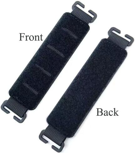 2 Pack Molle Patch Panel Straps with Dual Sided Hook and Loop Attachment Morale Patch Mount Adapter Molle Straps for Military Tactical Backpack American Flag Patches Molle Admin Pouch Pouches in Kuwait