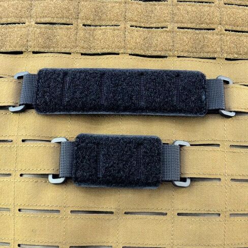 2 Pack Molle Patch Panel Straps with Dual Sided Hook and Loop Attachment Morale Patch Mount Adapter Molle Straps for Military Tactical Backpack American Flag Patches Molle Admin Pouch Pouches in Kuwait