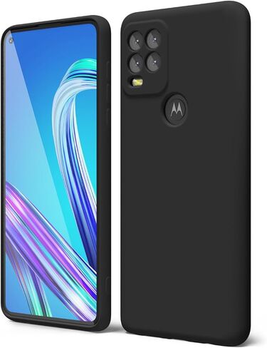oakxco for Motorola Moto G Stylus 2025/ G Stylus 2026 Case Silicone, Thin Slim Grip Soft Rubber Gel Protective Phone Case for Women, Matte Plain Solid Color Aesthetic Cute Girly Case, Yellow in Kuwait