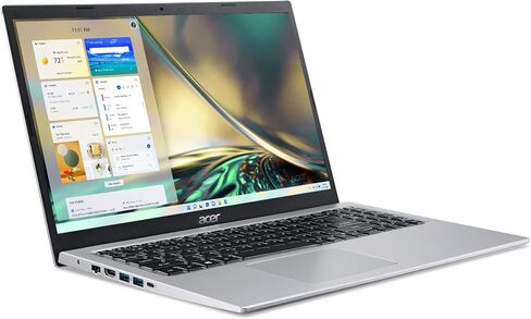 acer Aspire 5 A515-56-347N Slim Laptop - 15.6" Full HD IPS Display - 11th Gen Intel i3-1115G4 Dual Core Processor - 8GB DDR4-128GB NVMe SSD - WiFi 6 - Amazon Alexa - Windows 11 Home in S Mode,Silver in Kuwait