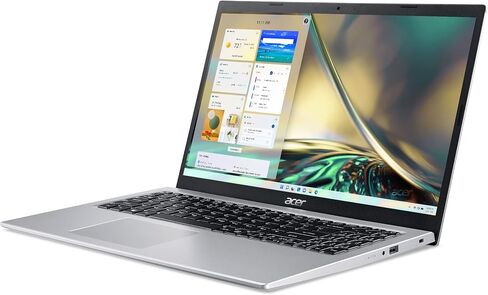 acer Aspire 5 A515-56-347N Slim Laptop - 15.6" Full HD IPS Display - 11th Gen Intel i3-1115G4 Dual Core Processor - 8GB DDR4-128GB NVMe SSD - WiFi 6 - Amazon Alexa - Windows 11 Home in S Mode,Silver in Kuwait