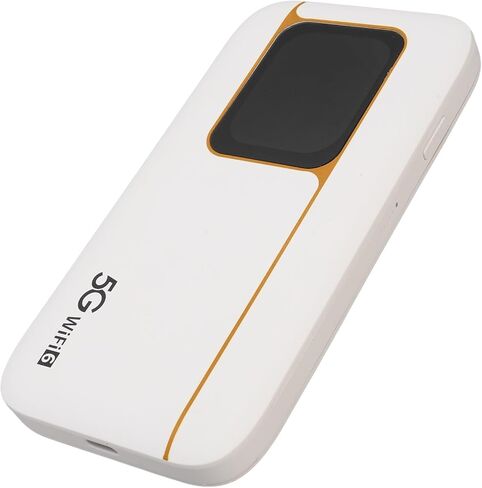 Fabater 5G Portable WiFi Device with 2.01 Inch Touch Screen High Capacity Battery Supports 16 Devices for Families in Kuwait
