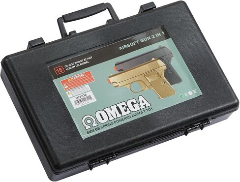 Combact Pocket Twin Spring Airsoft Dual Pistol Combo Pack Set Hand Gun w/Case 6mm BB 0.12g (Case Included) in Kuwait