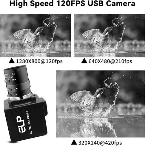 Global Shutter USB Camera, 800P Monochrome Ultra High Speed in Kuwait