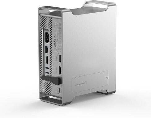 Mac mini M4/M4 Pro Hub Dock Stand 2024, Vertical with M.2 NVMe/SATA SSD Enclosure, 4K@60Hz HDMI, 10Gbps USB-C/A, SD/TF, 3.5mm Audio, 100W PD, Aluminum Docking Station in Saudi Arabia