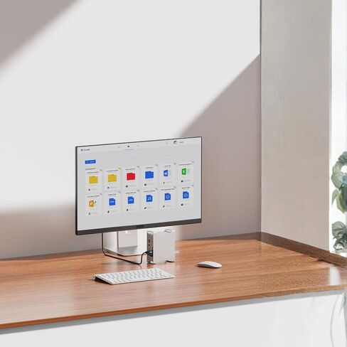 Mac mini M4/M4 Pro Hub Dock Stand 2024, Vertical with M.2 NVMe/SATA SSD Enclosure, 4K@60Hz HDMI, 10Gbps USB-C/A, SD/TF, 3.5mm Audio, 100W PD, Aluminum Docking Station in Saudi Arabia