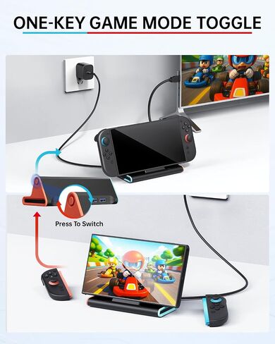 Switch 2 Dock with HDMI, 4K Portable Docking Station for Nintendo Switch2 in Kuwait