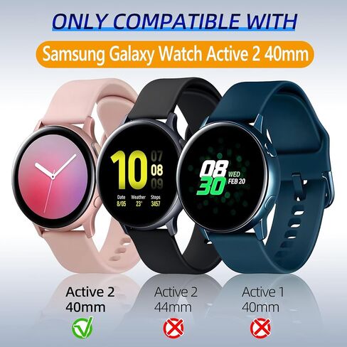 3 Pack for Samsung Galaxy Watch Active 2 40mm Screen Protector Case in Kuwait