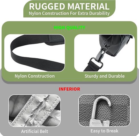 Shoulder Strap Compatible with Yeti Cooler, 61 Inch Adjustable Shoulder Nylon Strap with Metal Hooks,Comfort Shoulder Pad，Replacement Straps for Cooler（Black） in Kuwait
