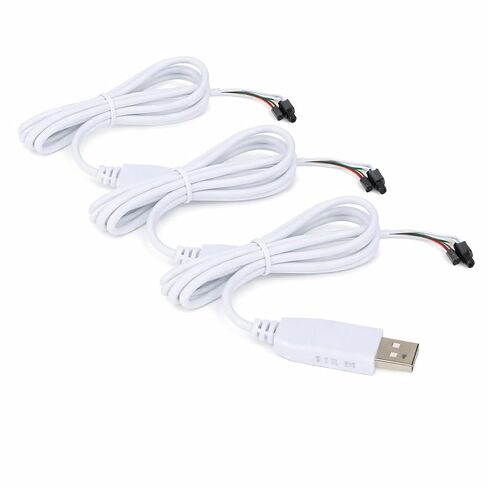 3pcs USB to RS485 Serial Converter Cable, CH340 Chip, 300 to 921600 BPS, 1 m Length in Saudi Arabia