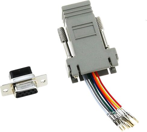 TAODAN 4PCS DB9 Male/Female to RJ45 Modular Adapter Ethernet Adaptor Electronics Computers Accessories in Kuwait