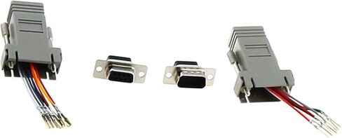 TAODAN 4PCS DB9 Male/Female to RJ45 Modular Adapter Ethernet Adaptor Electronics Computers Accessories in Kuwait