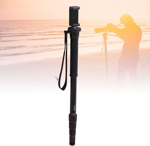 Aluminum Alloy 5 Section Extendable Camera Monopod for Digital Action Cameras Portable Adjustable 48-163cm in Kuwait