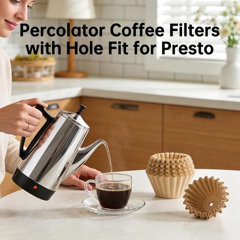 Percolator Coffee Filters Compatible with Presto Coffee Pot Electric 12 Cup in Kuwait