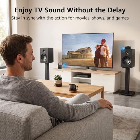1Mii 2.4GHz Wireless RCA Audio Transmitter Receiver (1 TX + 1 RX) for TV in Kuwait