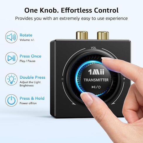 1Mii 2.4GHz Wireless RCA Audio Transmitter Receiver (1 TX + 1 RX) for TV in Kuwait