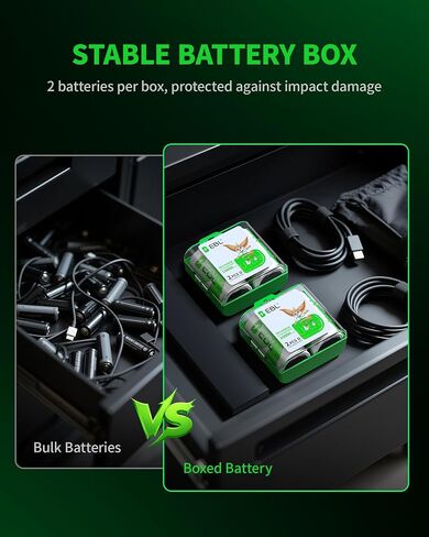 EBL D Cell Batteries 10,000mAh Ultra Pro Ni-MH Rechargeable D Batteries, 4-Pack in Kuwait