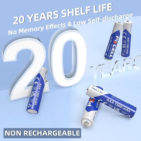 PKCELL 12 Pack AAA Lithium Batteries 1300mAh Lithium Batteries AAA in Kuwait
