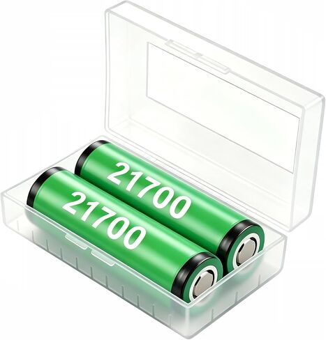 21700 Battery Case Compact Durable TPU Organizer for Travel, Flashlights & Everyday Carry–2-Pack in Kuwait
