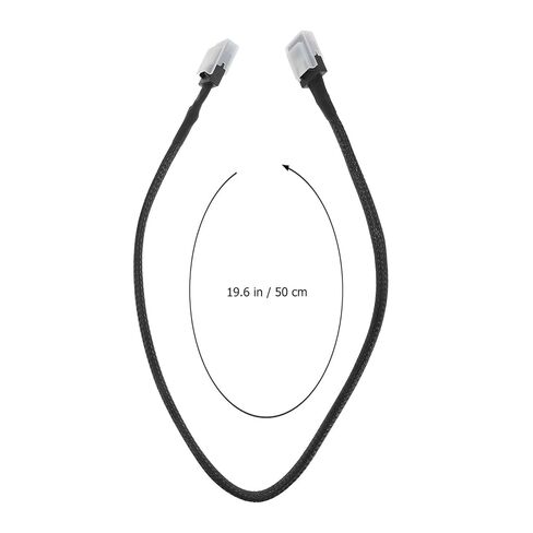 Mini Serial Attached to Mini Serial Attached 0.5m Cable 12g 36-pin Internal Cord for Server Data Storage System Compatible with Pcie Controller in Kuwait