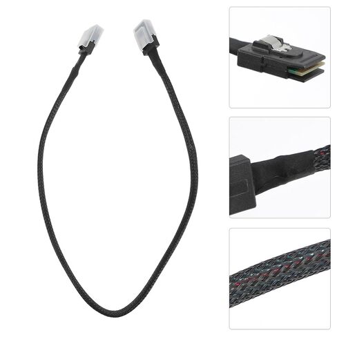 Mini Serial Attached to Mini Serial Attached 0.5m Cable 12g 36-pin Internal Cord for Server Data Storage System Compatible with Pcie Controller in Kuwait