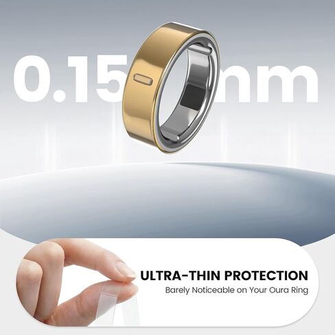 Ultra-Thin Clear Skin Cover for Oura Ring Gen 4/4 Ceramic/Oura Gen 3 in Kuwait