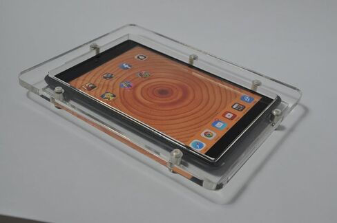 Anti-Theft Clear Acrlyic VESA Mount for iPad Mini 4 5 Supports POS, Kiosk, Square Card Reader in Saudi Arabia