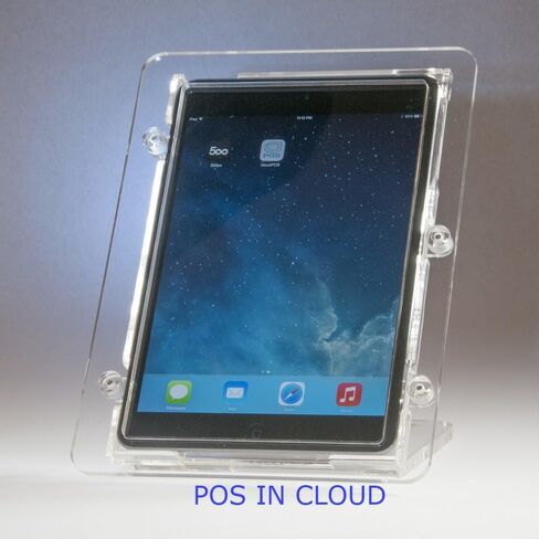Anti-Theft Clear Acrlyic VESA Mount for iPad Mini 4 5 Supports POS, Kiosk, Square Card Reader in Saudi Arabia