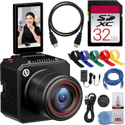 Hollyland VenusLiv Air All in One Live Streaming Camera, 4K30 Video, 50MP CMOS Sensor, AI Auto Tuning, RTMP Streaming for Content Creators, Podcasting and Livestreaming (Bundle) in Kuwait