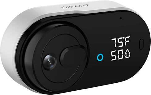 Girafit 5MP 3K Window Camera for Home Security Indoor Camera for Outdoor Monitoring with Temperature and Humidity Sensor Color Night Vision AI Human Detection Two Way Audio Remote Viewing Easy Install in Kuwait