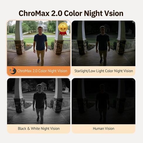 Girafit 5MP 3K Window Camera for Home Security Indoor Camera for Outdoor Monitoring with Temperature and Humidity Sensor Color Night Vision AI Human Detection Two Way Audio Remote Viewing Easy Install in Kuwait