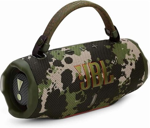 Charge 6 Portable Bluetooth Speaker | IP68 Waterproof, DustProof, and DropProof, Outdoor Wireless Audio | 28Hrs Playtime Megen Hardshell Protection Case (Camo) in Kuwait