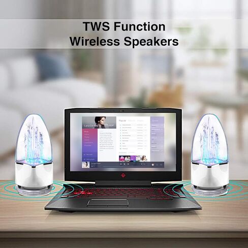 Water Dancing Speaker, Bluetooth Wireless, Gray in Kuwait