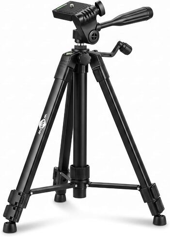 Lightweight Portable Adjustable Tripod for Laser Level, Black in Kuwait
