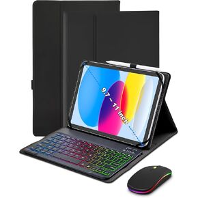 Universal Keyboard Case for 9.7",10.1",10.2",10.5",10.9",11" in Kuwait