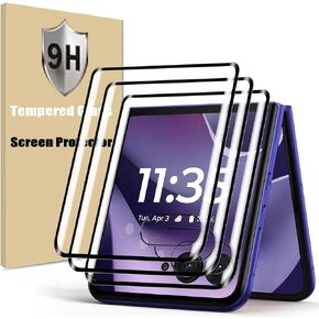 2 Pack for Motorola Razr 2026/2025/2024 Front Screen Protector,3D Curved Tempered Glass Screen Cover,Anti Scratch Bubble Free Screen Protector for Moto Razr 2026/2025/2024,Clear in Kuwait
